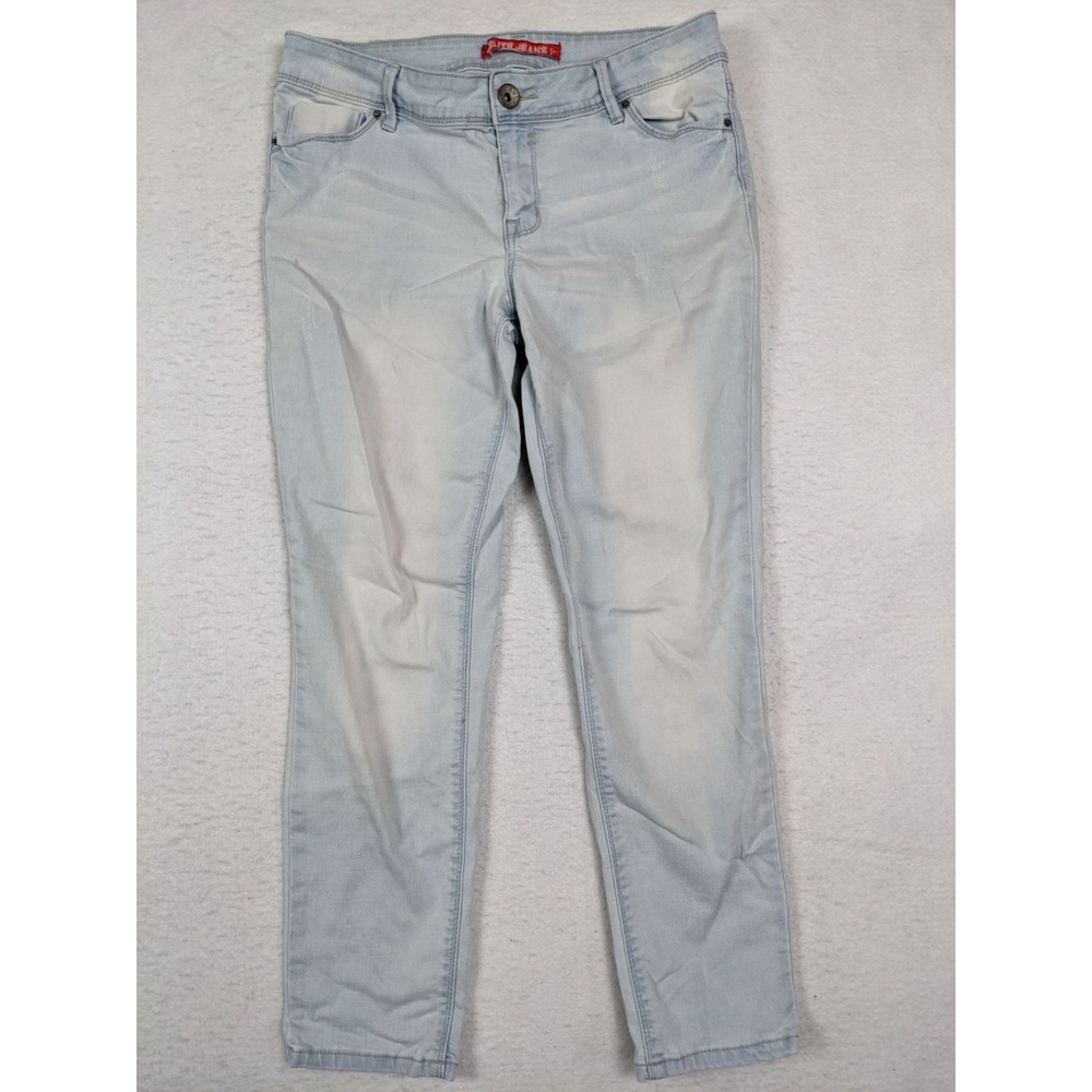 Elite Jeans Womens Jeans Size 9 Light Wash Denim Stretch